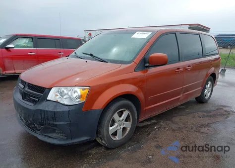 2012 Dodge Grand Caravan Se/Avp z USA, uszkodzony, nr VIN 2C4RDGBG5CR184036